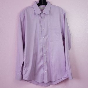 Nordstrom Extra Trim Fit Non-Iron Solid Stretch Dress Shirt/ 16 (34-35).